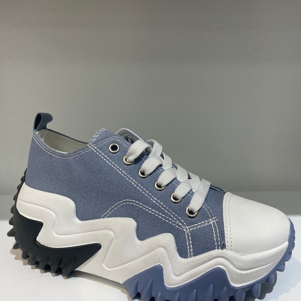 Light Blue Denim Low  TOP  SNEAKERS